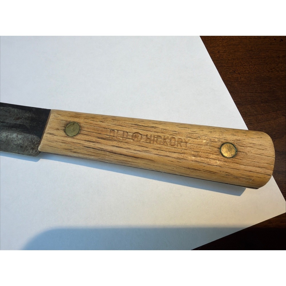 Old Hickory Ontario Knife Company 7" Blade Butcher Kitchen 11.5" Total - Picture 2 of 11